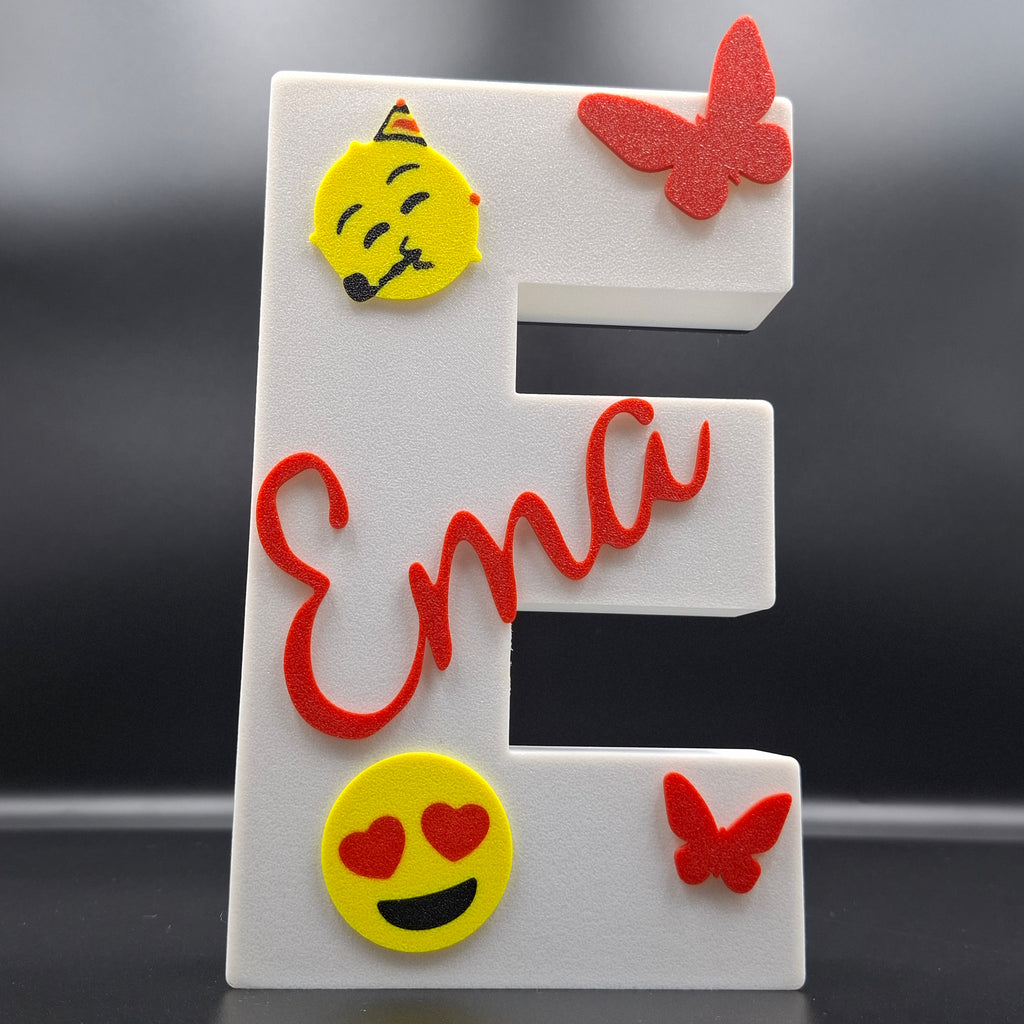 🔠 Litera Personalizata cu Nume și Simboluri