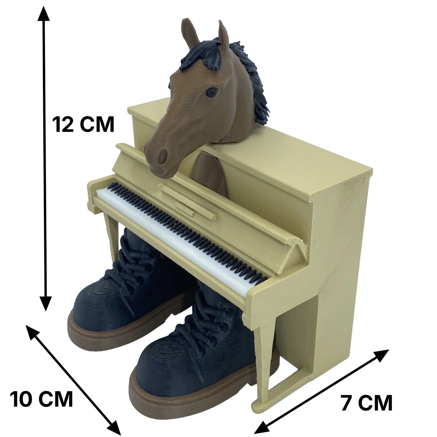 Jucărie Figurină Articulată Ecco Cavallo Virtuoso - Roblox Steal a Brainrot | Obiect de Colecție