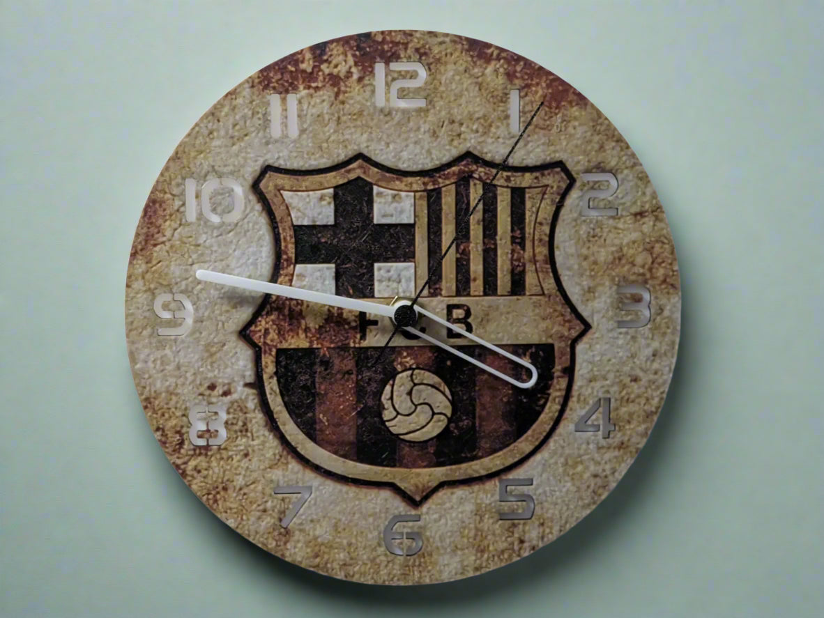🕒 Ceas de perete/birou personalizat 3D cu echipa ta preferată – Alege clubul favorit!