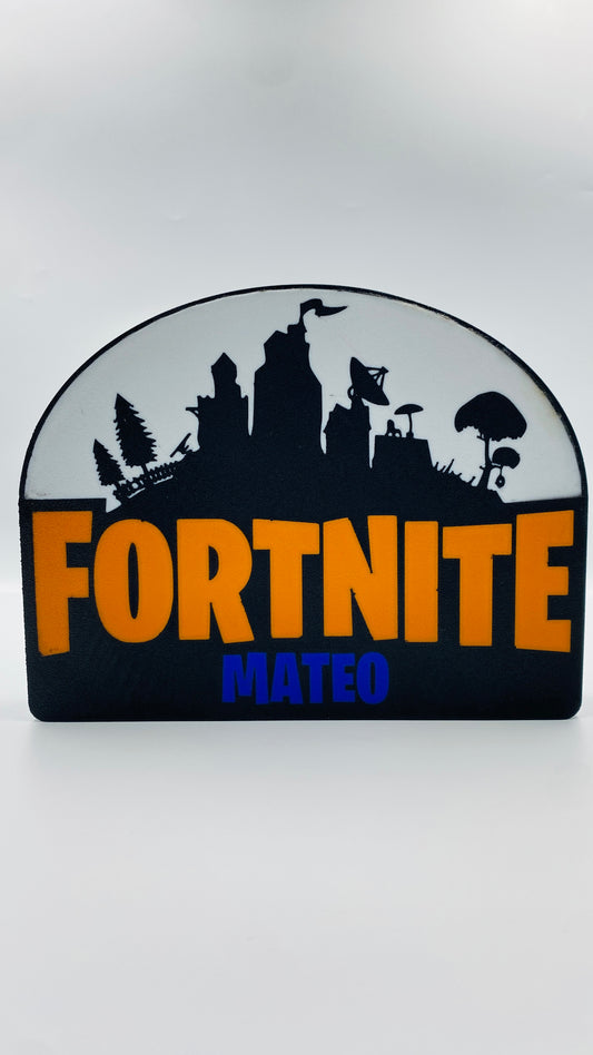 Lightbox LED 3D Fortnite – Lampă Decorativă Gamer Personalizată
